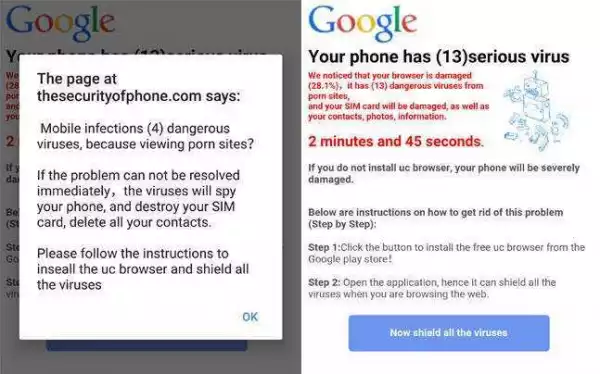 Always Avoid This Pop-up When Browsing With your Android phone